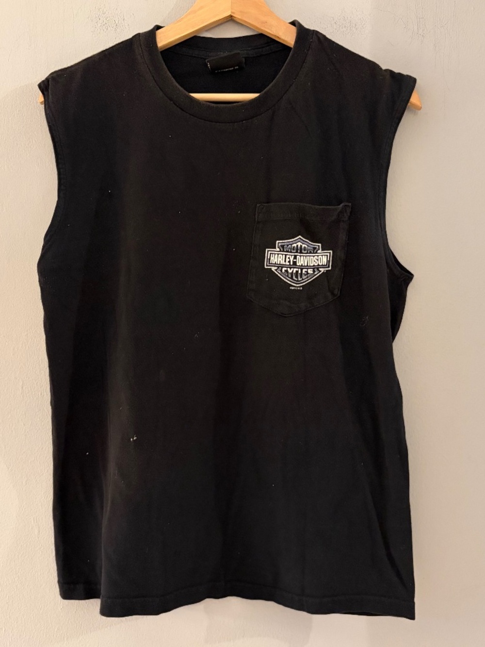 Vintage  Harley-Davidson Las Vegas sleeveless tee.